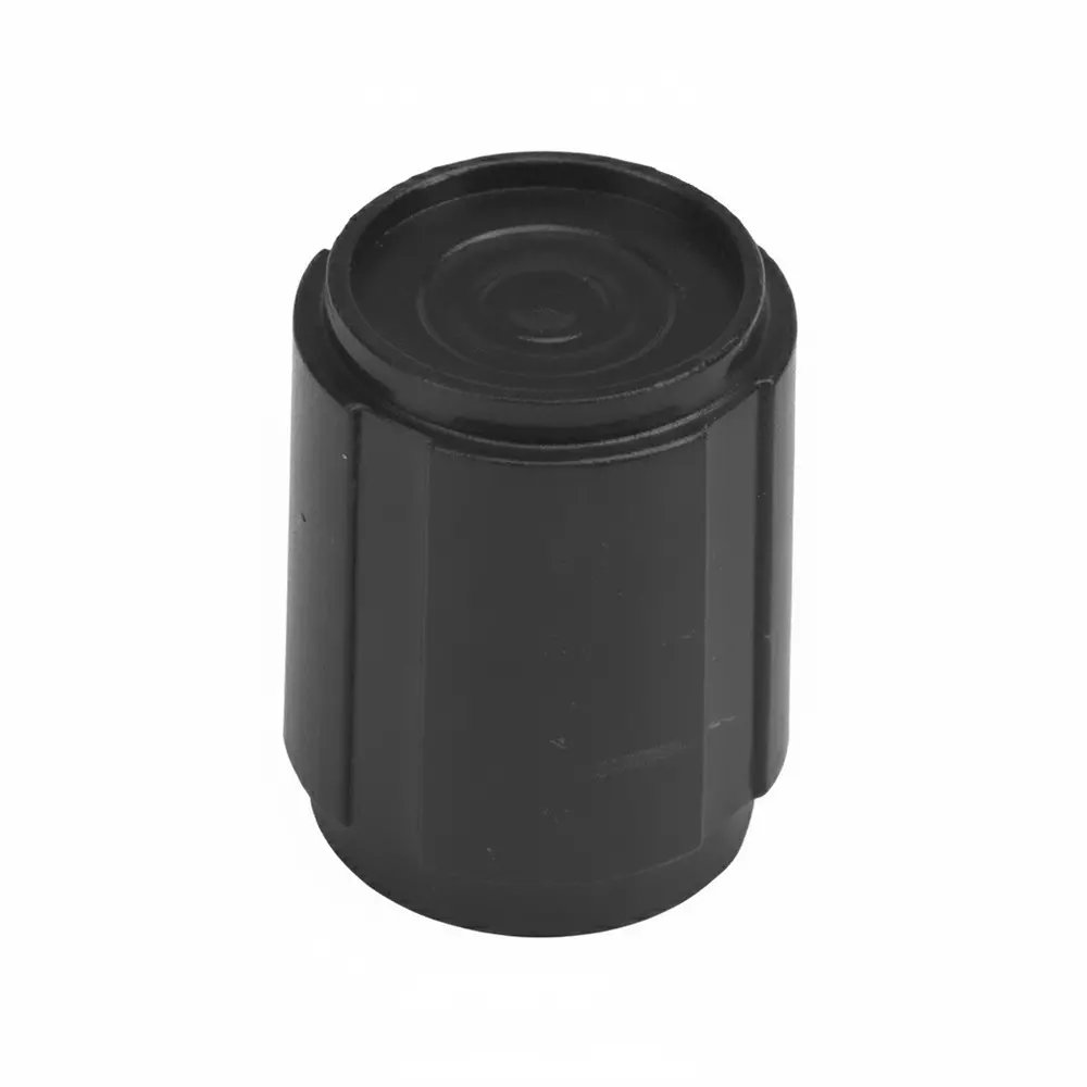 GRAYHILL Cylindrical Knob Plastic Black 13 mm Outside Diameter, 11K5019-JCNB
