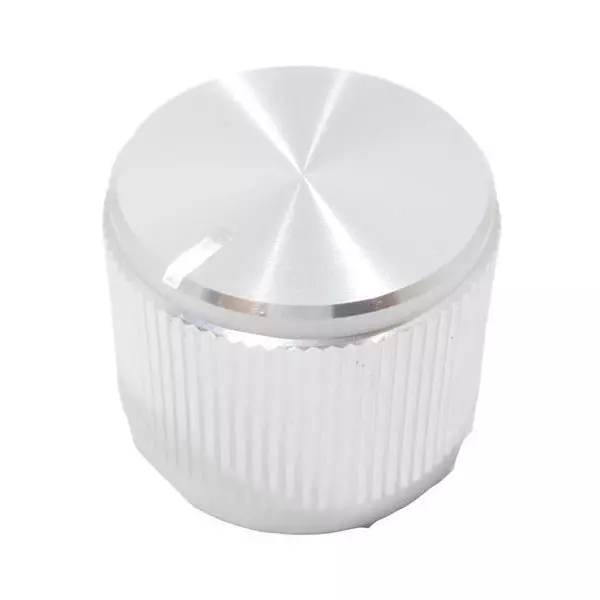Eagle Plastic Devices Cylindrical Knob Aluminum Silver 19 mm Outside Diameter, 450-6005