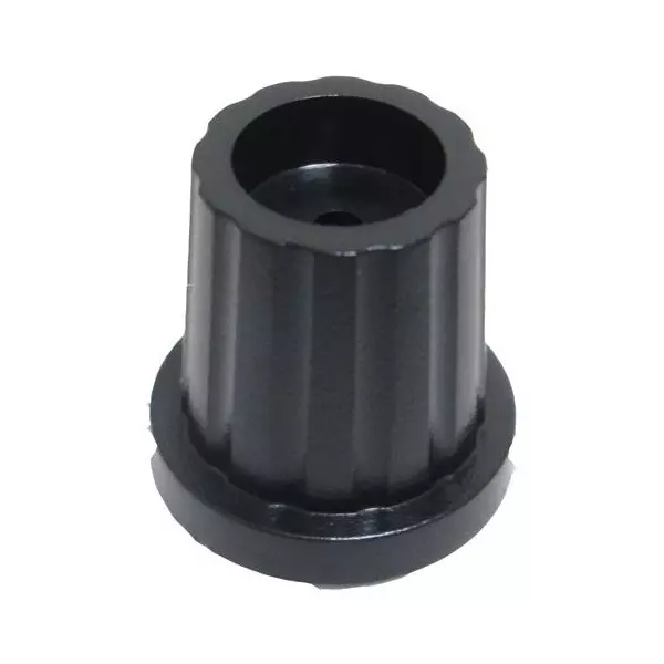 Eagle Plastic Devices 450-AA Series Conical Knob with Skirt Black 20 mm Outside Diameter, 450-AA192