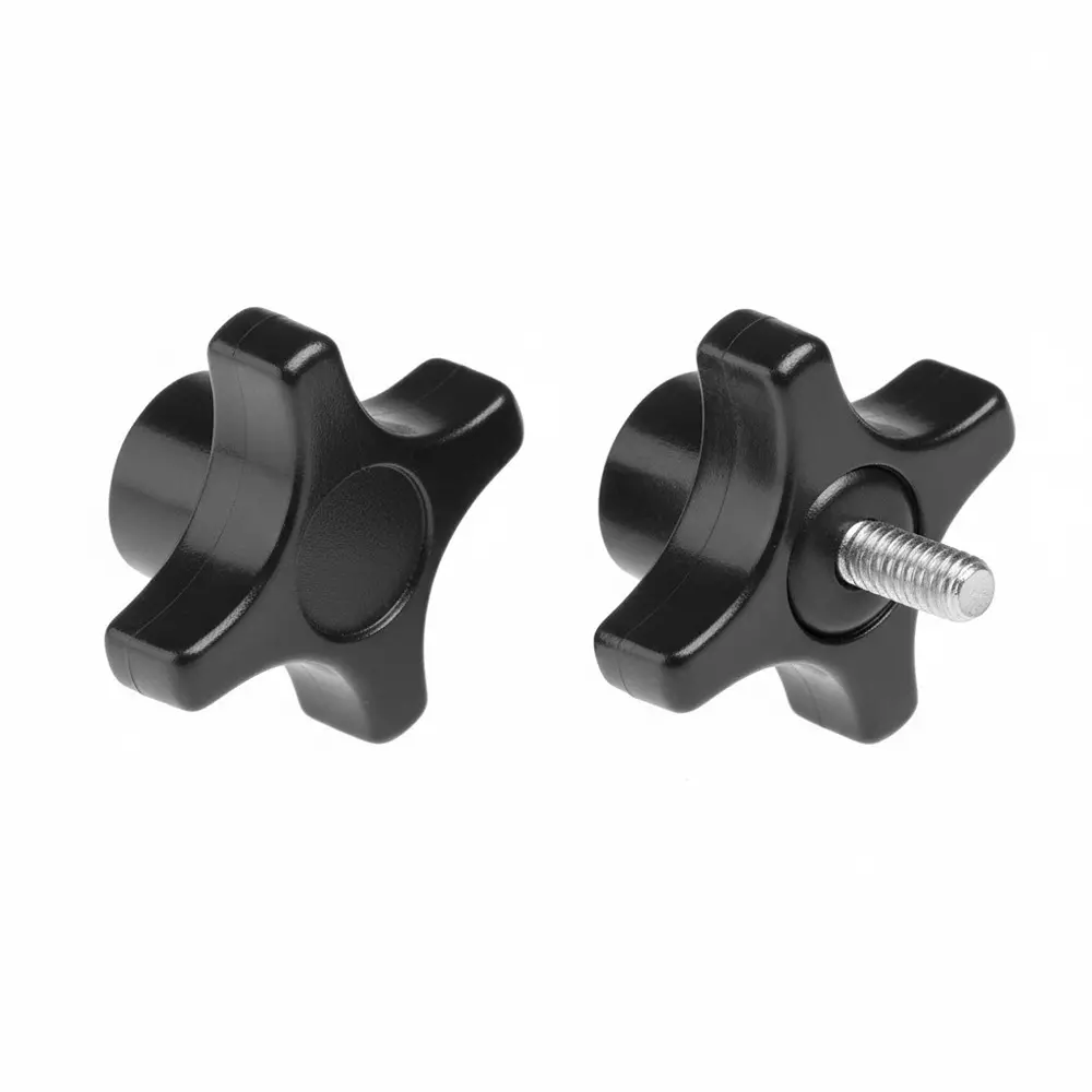 DAVIES MOLDING 2830 Series Clamping Knob 4-Arm Design 6.35 mm (1/4 inch) Shaft Diameter, 2830