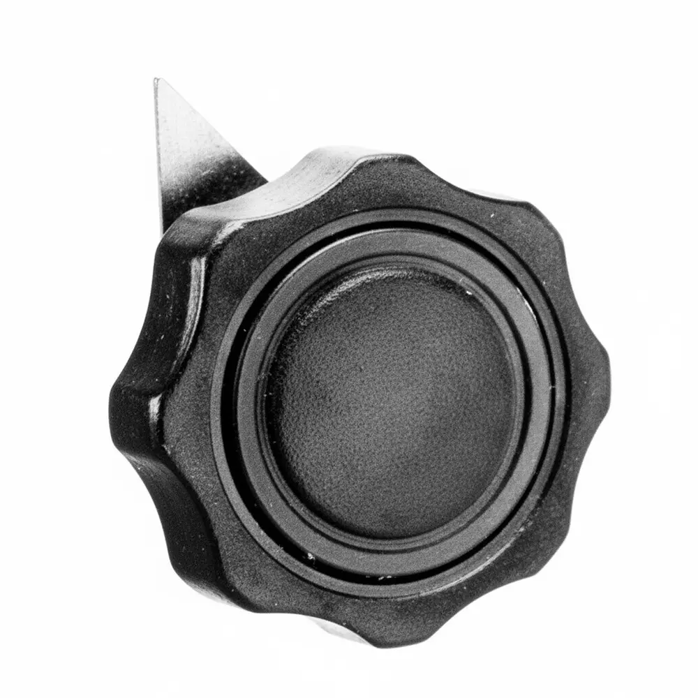 Ohmite 5100AE Series Cylindrical Knob Black 60 mm Outside Diameter, 5111AE