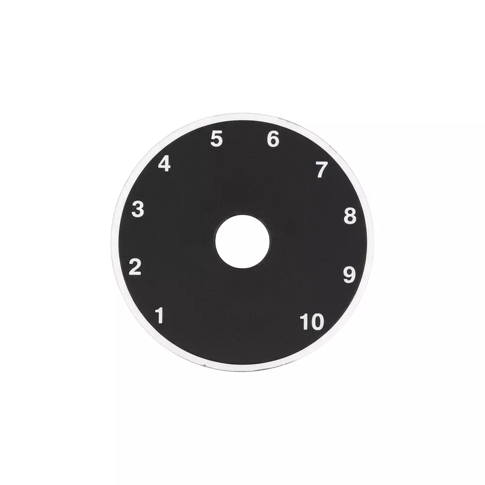 ELECTROSWITCH Dial Plate 48 mm Outside Diameter, P117