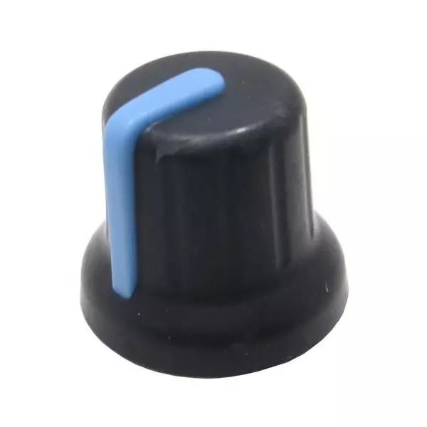 Eagle Plastic Devices Knobs Plastic Black 16 mm Diameter, 450-BA361