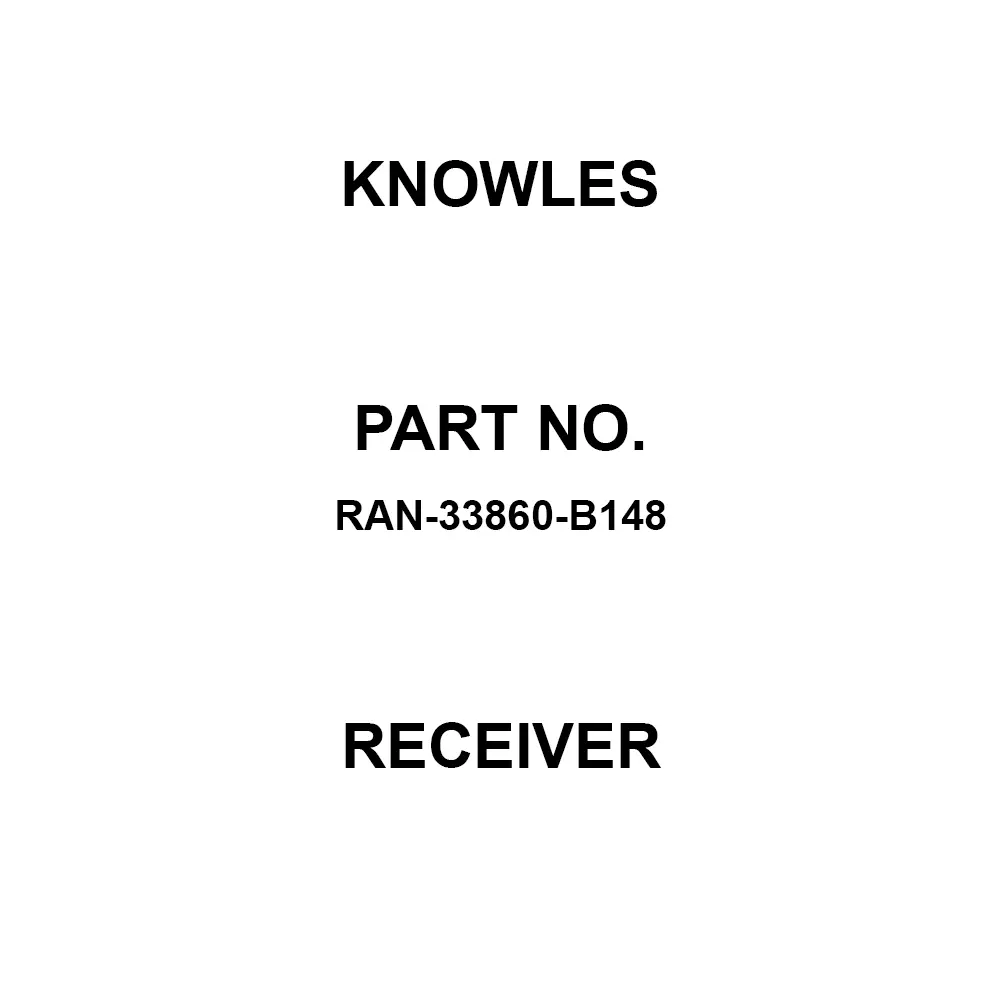 Knowles Balanced Armature Receiver, RAN-33860-B148