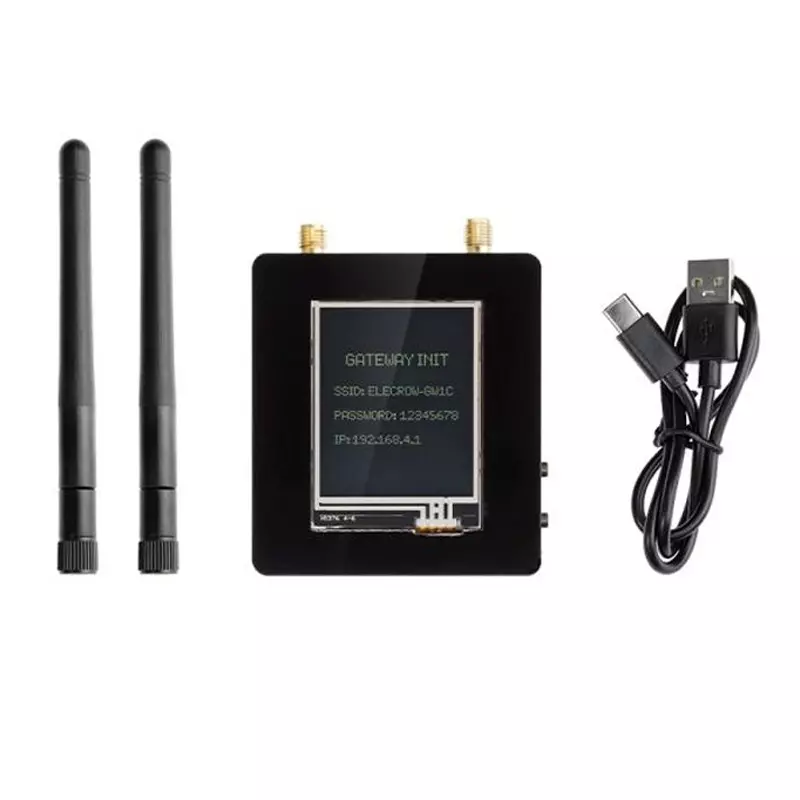 Elecrow LoRaWAN Gateway Module Based on ESP32 with 1.8inch LCD 1 Channel for Long Range Communication-868 MHz