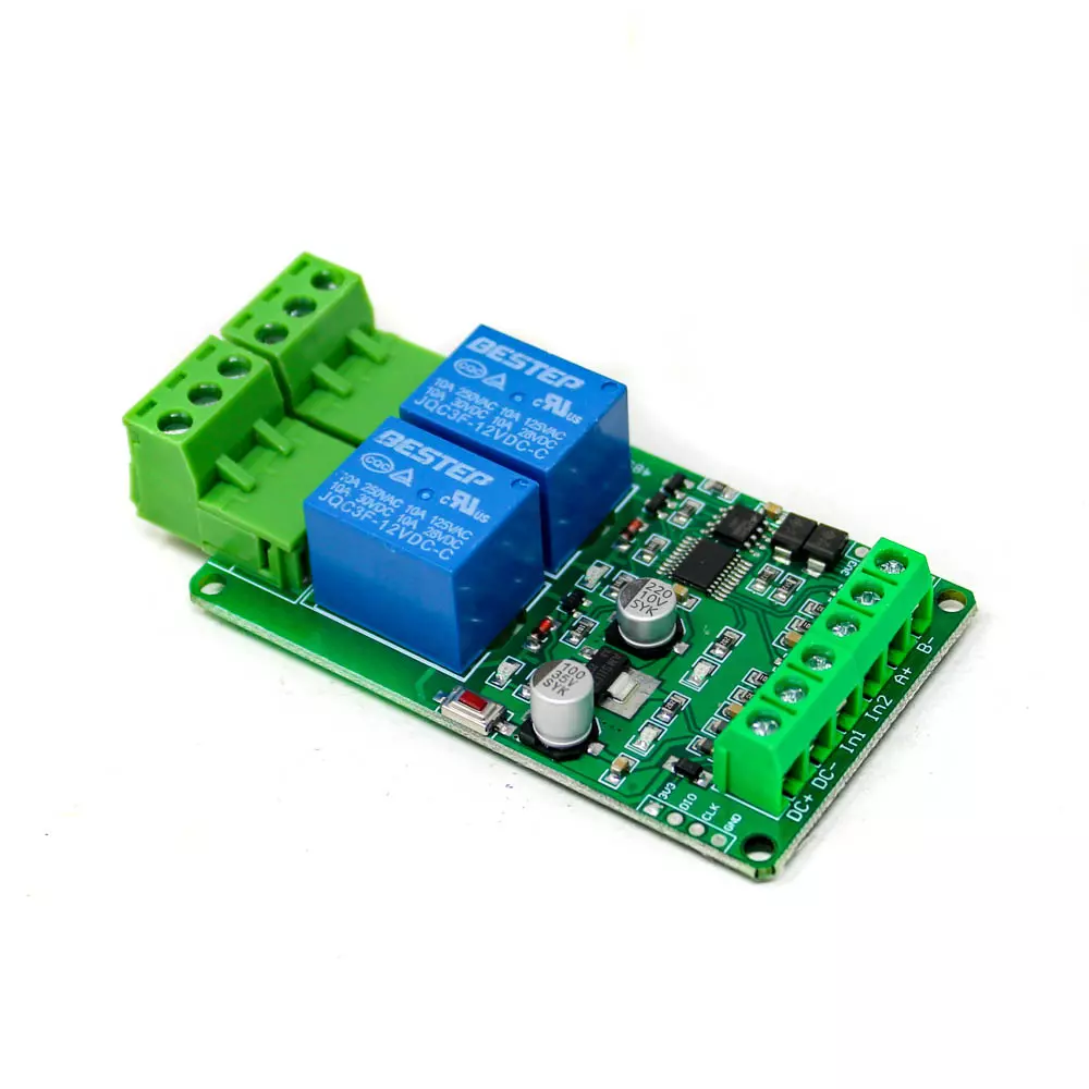 GENERIC 12V Modbus RTU 2, Channels Relay Module, Input Optocoupler, Isolation RS485 MCU