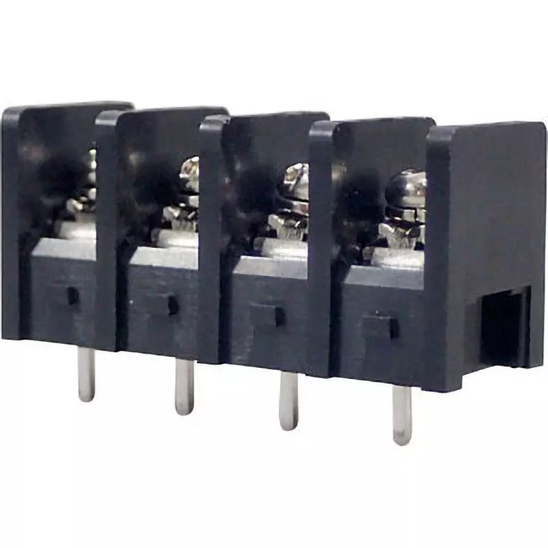IDEC Bp Series Pcb Terminal Block BlACk, Bp101S-4Pn10 (Pack of 10 Pcs)