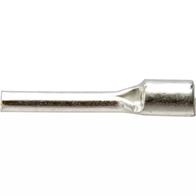 MonotaRO Bare Crimp Terminal Bar Type TC Type for Copper Wire, PTNB1-13 (Pack of 100 Pcs)