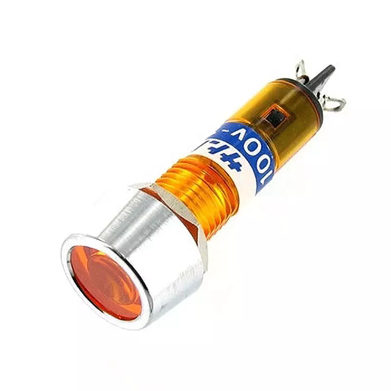 Sato Parts Neon Bracket, Cylindrical Type With Hood, Ac100 V-125 V, Orange, BN-35-1-OR