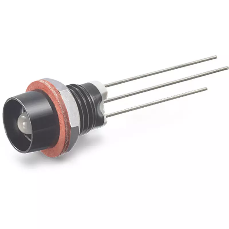Sato Parts Indicator Lamp LED Bracket Round Type Φ5 mm Bullet Type LED Lens, DB-17-F-B