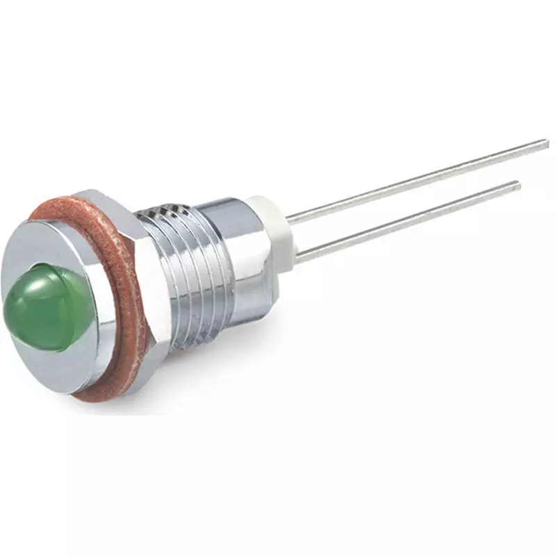 Sato Parts Indicator Light LED Bracket Round Φ5 mm Bullet-Shaped LED Lens, DB-3-F-CHG