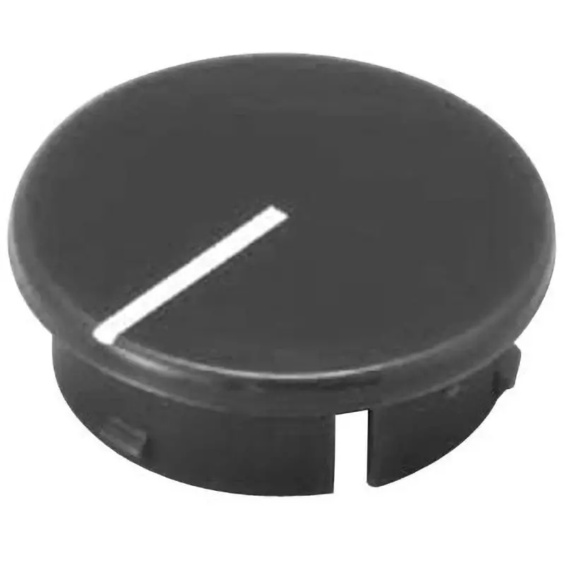 Sato Parts Control Knob Cap K-100 With Indicator Line Black Nylon 6 (UL94V-2), K-100-22CL-B