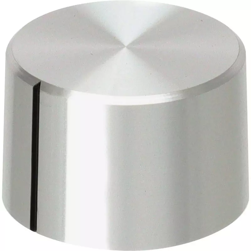 Sato Parts Metal Knob K-5475 Aluminum Silver for Hexagon Wrench Nominal 2, K-5475-S