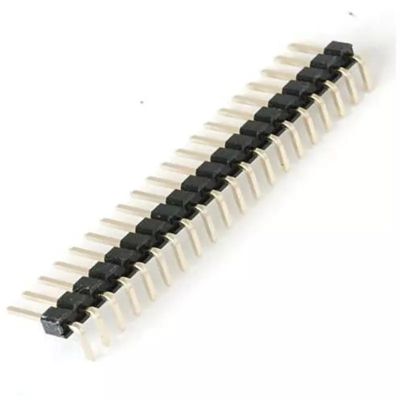 LINKMAN Pin Header 2.54 mm Cell Spacing Right angle Connector Shape 20 No. of Pin, 213A-20RE-02