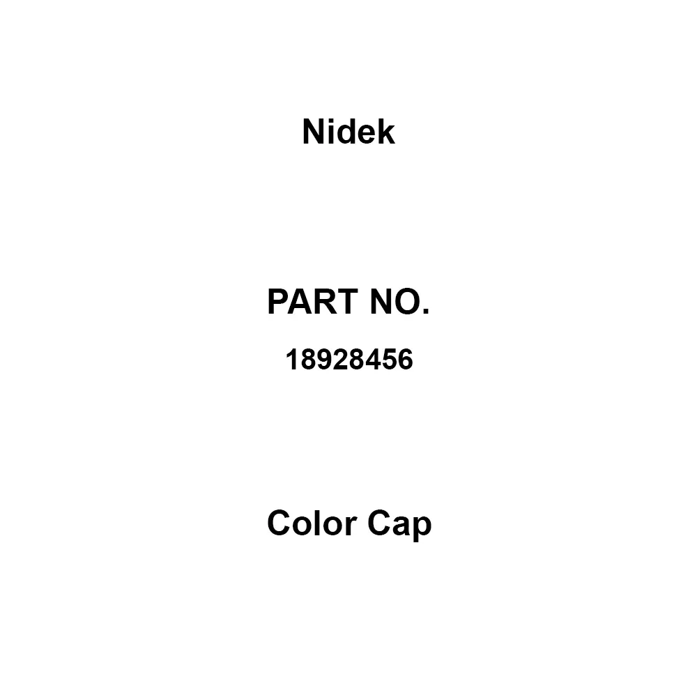 Nidek Color Cap 4.8 mm Dimension Correspondence Rohs Directive 8 A, 8 F, 8 GA, BT Suitable Main Unit Model, 140000470077 (Pack of 10)