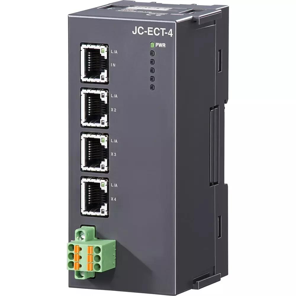 MG Ethercat Junction Slave Silicone coating 4 ports No. of Port, JC-ECT-4-R/Q/C01