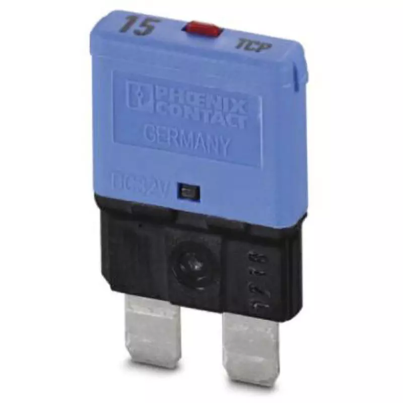 Phoenix Contact Thermal Automotive Fuse 15 Amp Rated Current 1 Pole, 700015 (Pack of 5)