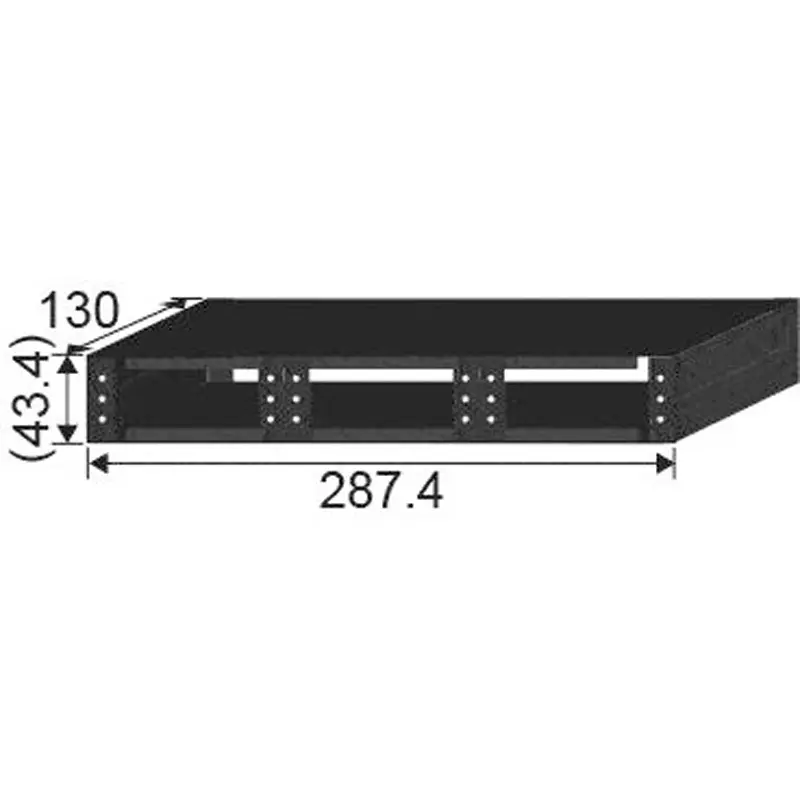 Canare Electric Horizontal Mounting Case Leather Satin Surface Treatment Back magnet: 4, CSW-MFP-CASE-Y6-B