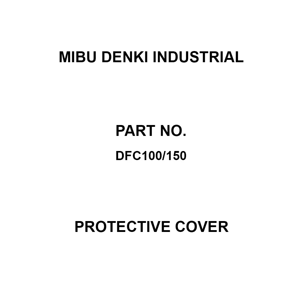 MIBU DENKI INDUSTRIAL Protective Cover, DFC100/150 (Pack of 20)