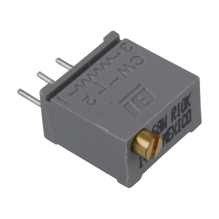 TT ELECTRONICS / BI TECHNOLOGIES TRIMMER POTENTIOMETER, 10KOHM 20TURN THROUGH HOLE, 68WR10KLF
