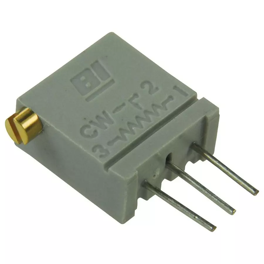 TT ELECTRONICS / BI TECHNOLOGIES TRIMMER POTENTIOMETER, 10KOHM 20TURN THROUGH HOLE, 67XR10KLF
