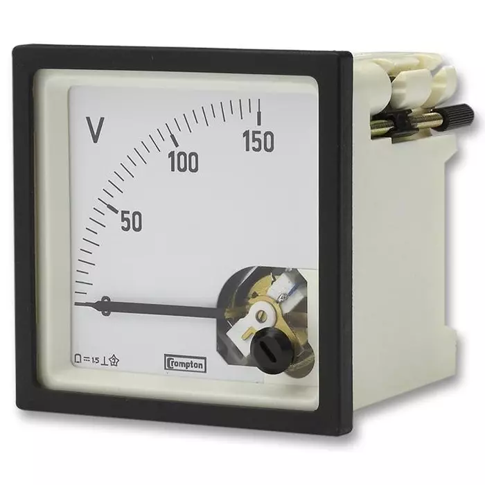 CROMPTON - TE CONNECTIVITY Meter, Din72, 150Vdc, E243-01V-G-PZ-PZ
