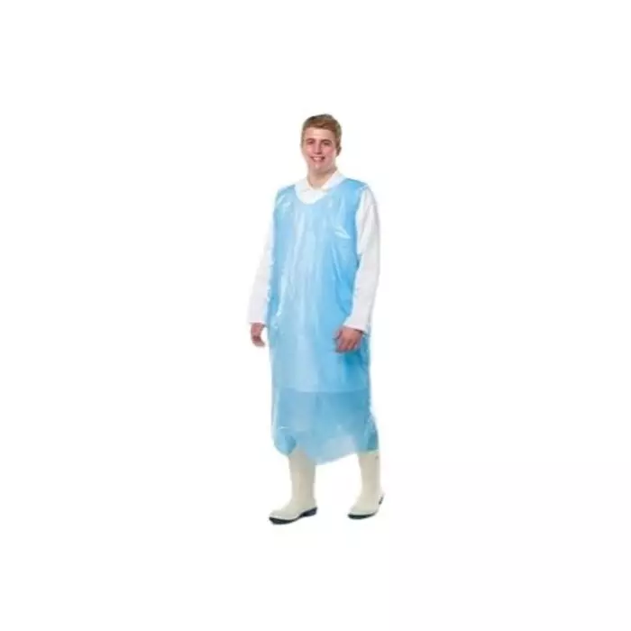 Reldeen Green Polythene Liquid Resistant Disposable Apron, A0164 (Pack of 1000)