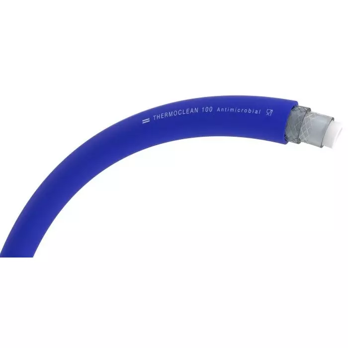 TRICOFLEX THERMOCLEAN 100 ANTIMICROBIAL PVC Flexible Tube 13 mm ID 22 mm OD Blue 40m, 145584