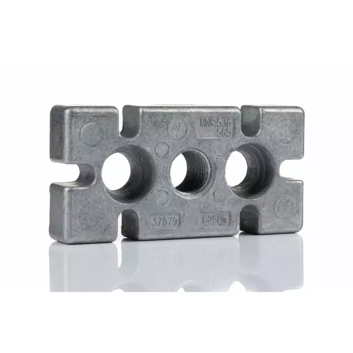 Bosch Rexroth M16 Leveling Foot Plate, Connecting Component, Strut Profile 45 mm, Groove Size 8 mm, 3842536564