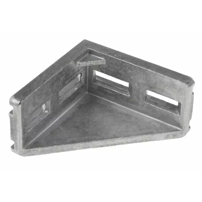 Bosch Rexroth M8 Angle Bracket, Connecting Component, Strut Profile 40 mm, Groove Size 10 mm, 3842529386