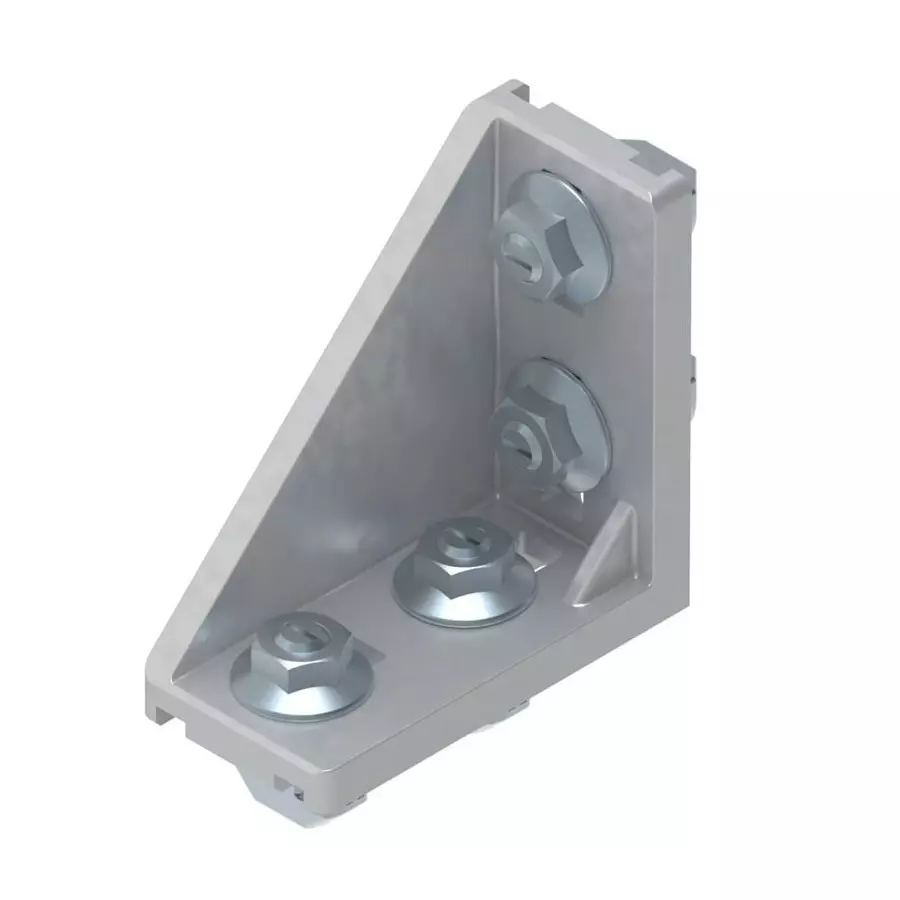 Bosch Rexroth M8 Angle Bracket, Connecting Component, Strut Profile 40 mm, Groove Size 10 mm, 3842551604