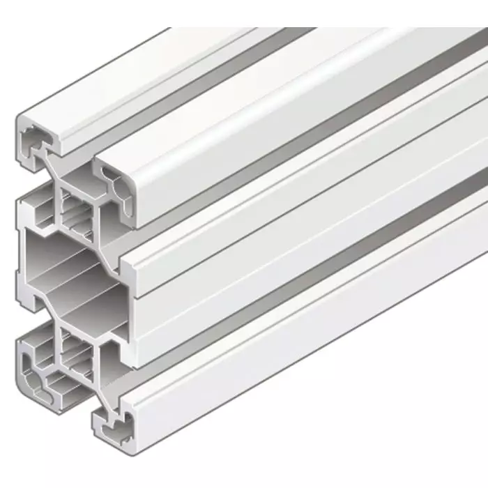 Bosch Rexroth Silver Aluminium Profile Strut, 40 x 80 mm, 10 mm Groove, 2000 mm Length, 3842993130/2000