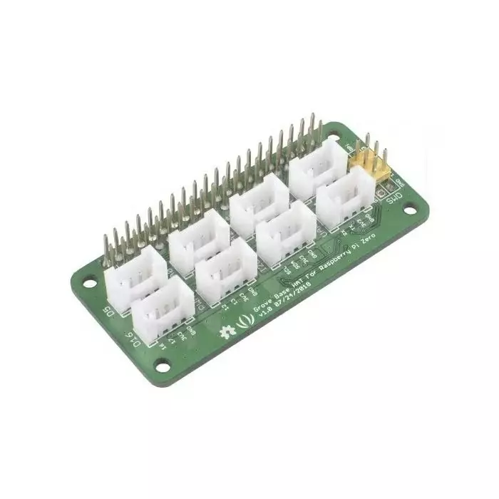 Seeed Studio Grove Base HAT with 8 Grove Module Connectors for Raspberry Pi Zero, 103030276