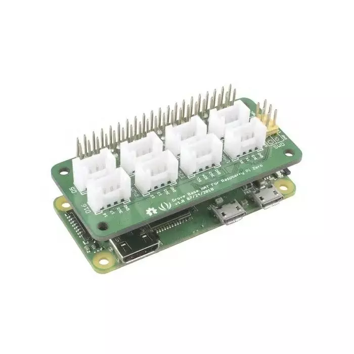 Seeed Studio Grove Base HAT with 8 Grove Module Connectors for Raspberry Pi Zero, 103030276
