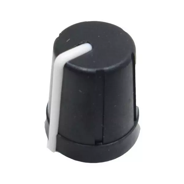 Eagle Plastic Devices Conical Knob Rubber Black 14 mm Outside Diameter, 450-7618