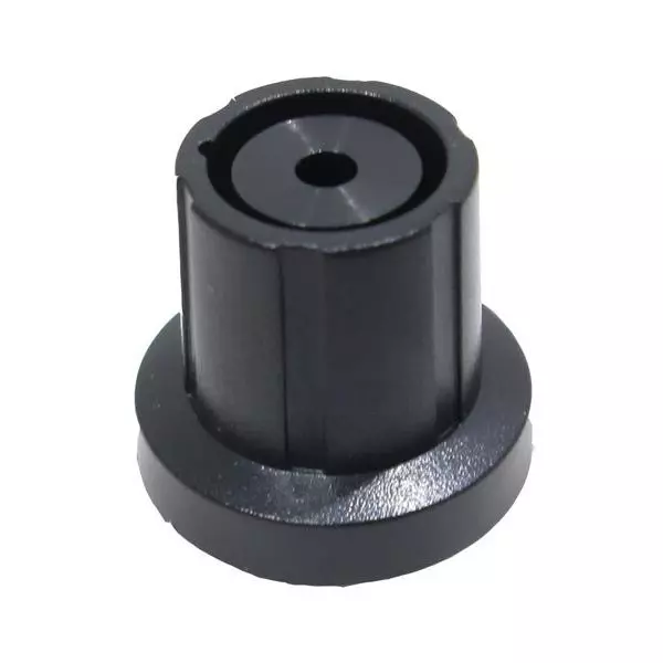 Eagle Plastic Devices 450-AA Series Conical Knob with Skirt Black 18 mm Outside Diameter, 450-AA180