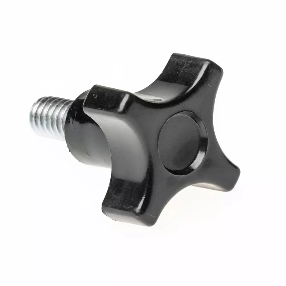 DAVIES MOLDING 2810 Series Clamping Knob Black 22 mm Outside Diameter, 2810AX