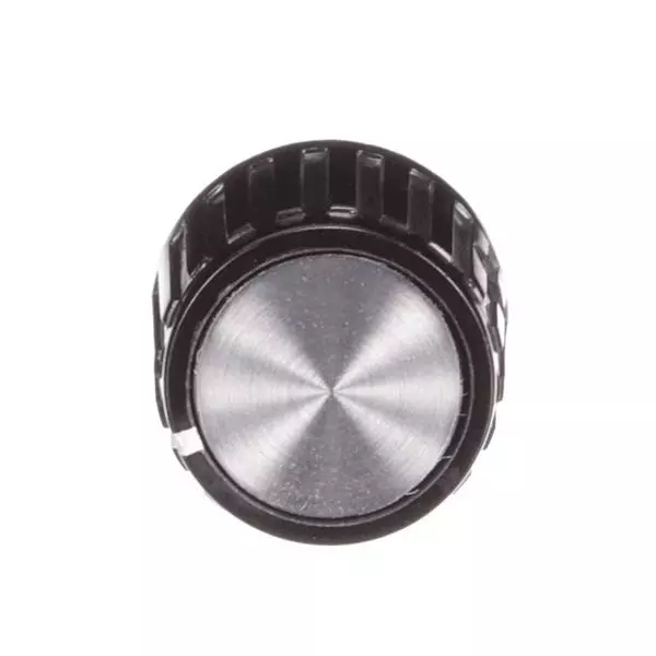 APEM MPKG Series Cylindrical Knob Black 17 mm Outside Diameter, MPKG60B1/4