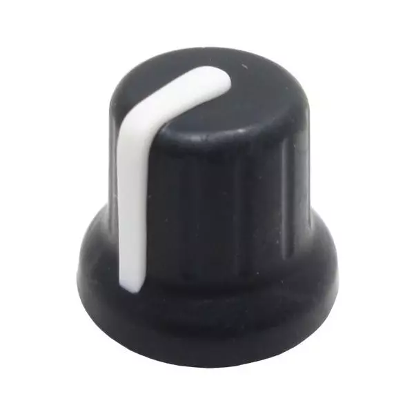 Eagle Plastic Devices Knobs Plastic Black 16 mm Diameter, 450-BA760