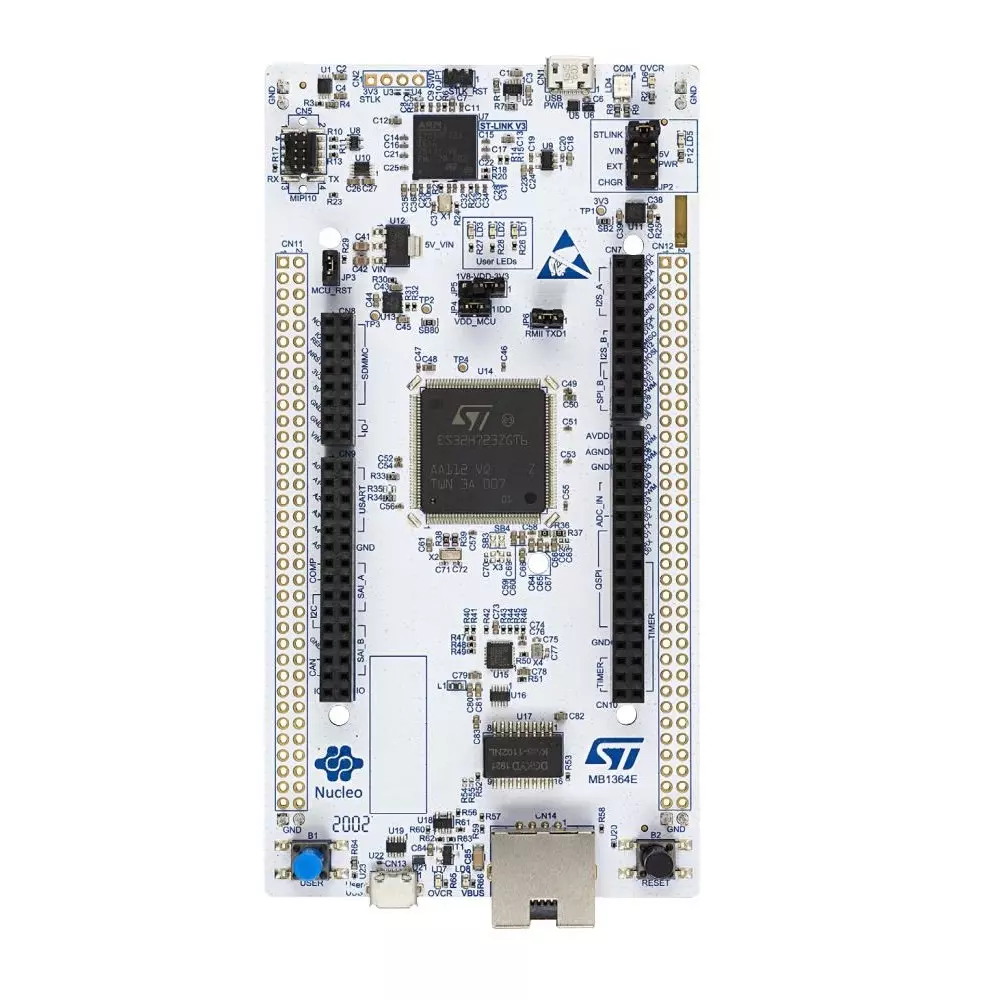 Stmicroelectronics Development Board,STM32 Nucleo-144, STM32H743ZI MCU, ST Zio, ST Morpho