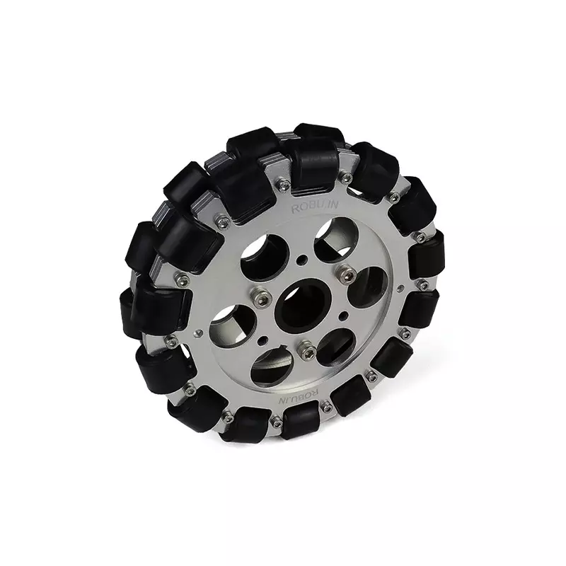 EasyMech 152mm Double Aluminium Omni Wheel (BEARING TYPE ROLLER)