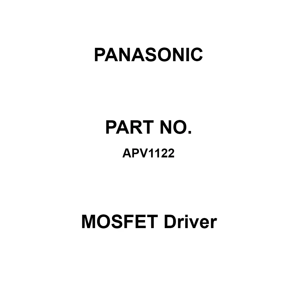 Panasonic MOSFET Driver 5000 Vrms Voltage, APV1122 (Pack of 50 Pcs)