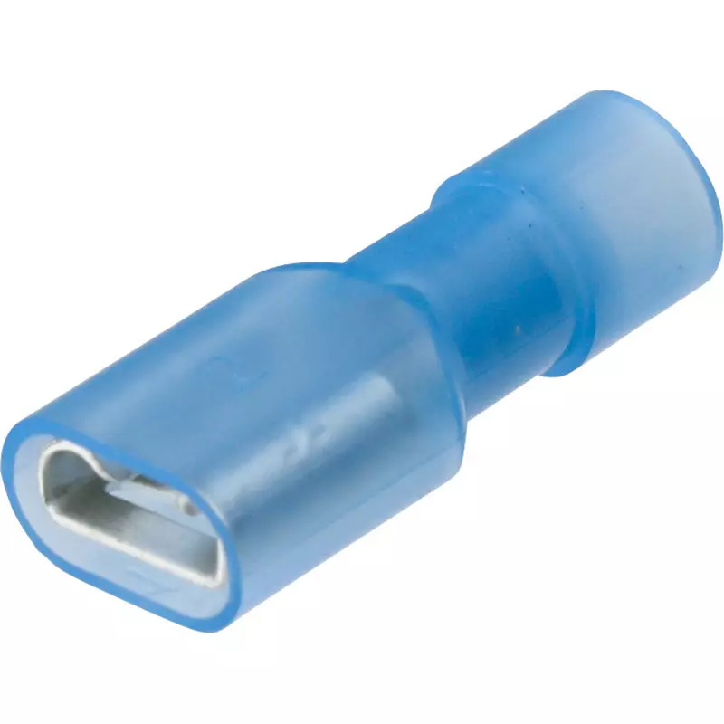 MonotaRO Plug Connection Terminal 250 Type Female Rated Voltage 300 V dimension l 22.0 mm dimensions b 6.6 mm, 38385288 (Pack of 100 Pcs)