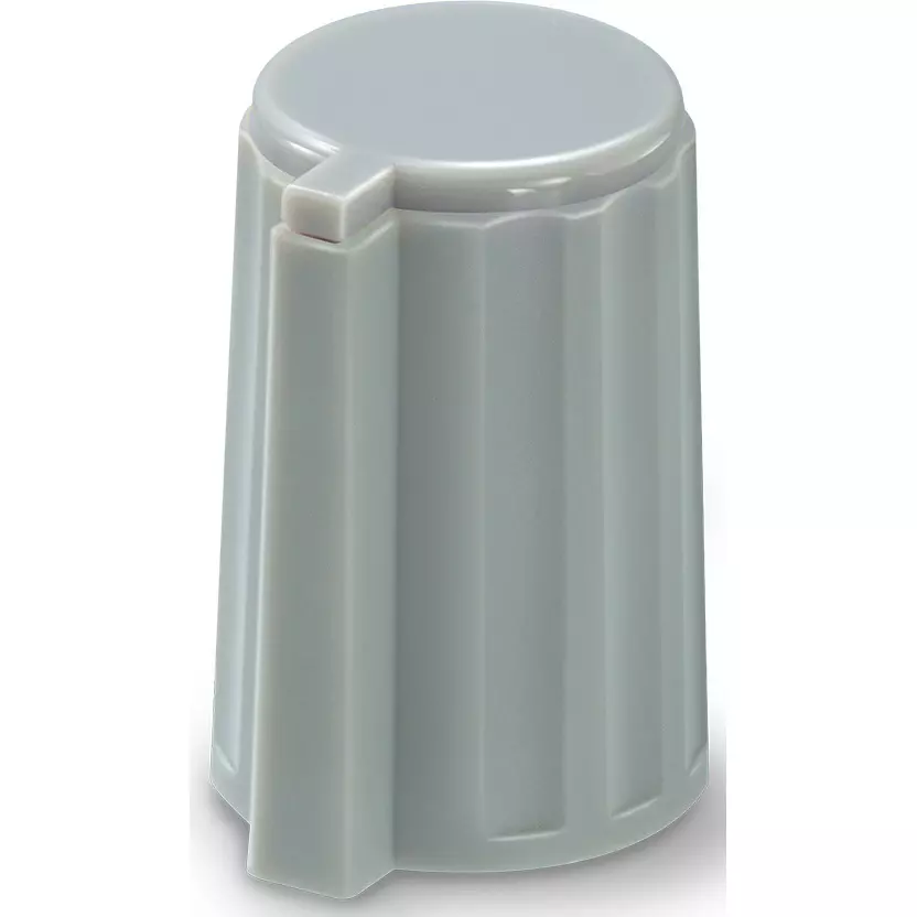 Sato Parts Molded Knob Gray Nylon 6 Phillips Head Screwdriver, Shaft Diameter 6 mm (+No.2), K-351-GY