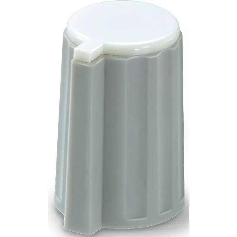 Sato Parts Molded Knob Gray Nylon 6 Phillips Head Screwdriver, Shaft Diameter 6 mm (+No.2), K-351-W