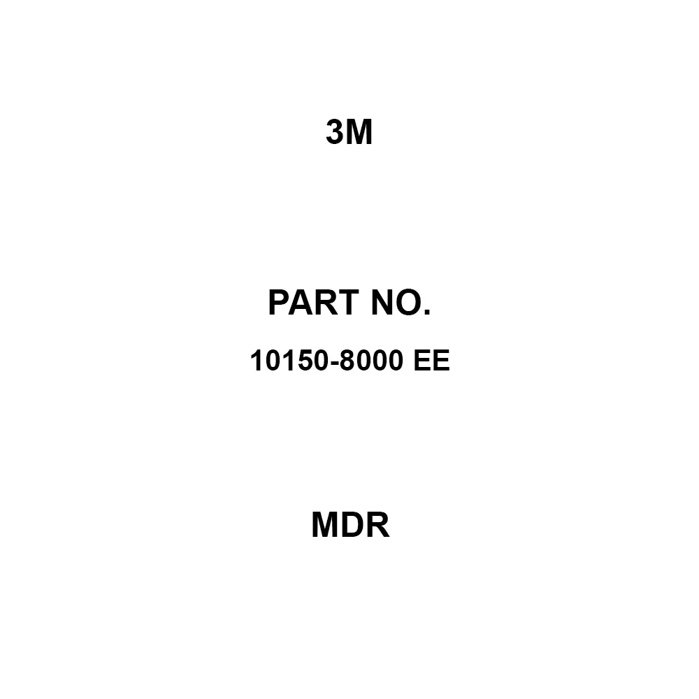 3M MDR AC :150 DC:200 V Rated Voltage, 10150-8000 EE
