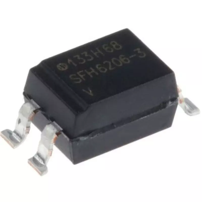 Vishay Photocoupler Surface mount Mounting, SFH6206-3T (Pack of 10)