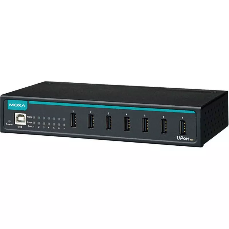 MOXA USB Hub USB + 1.1 / 2.0 Type A: 7 No. of Port, UPORT 407/JP