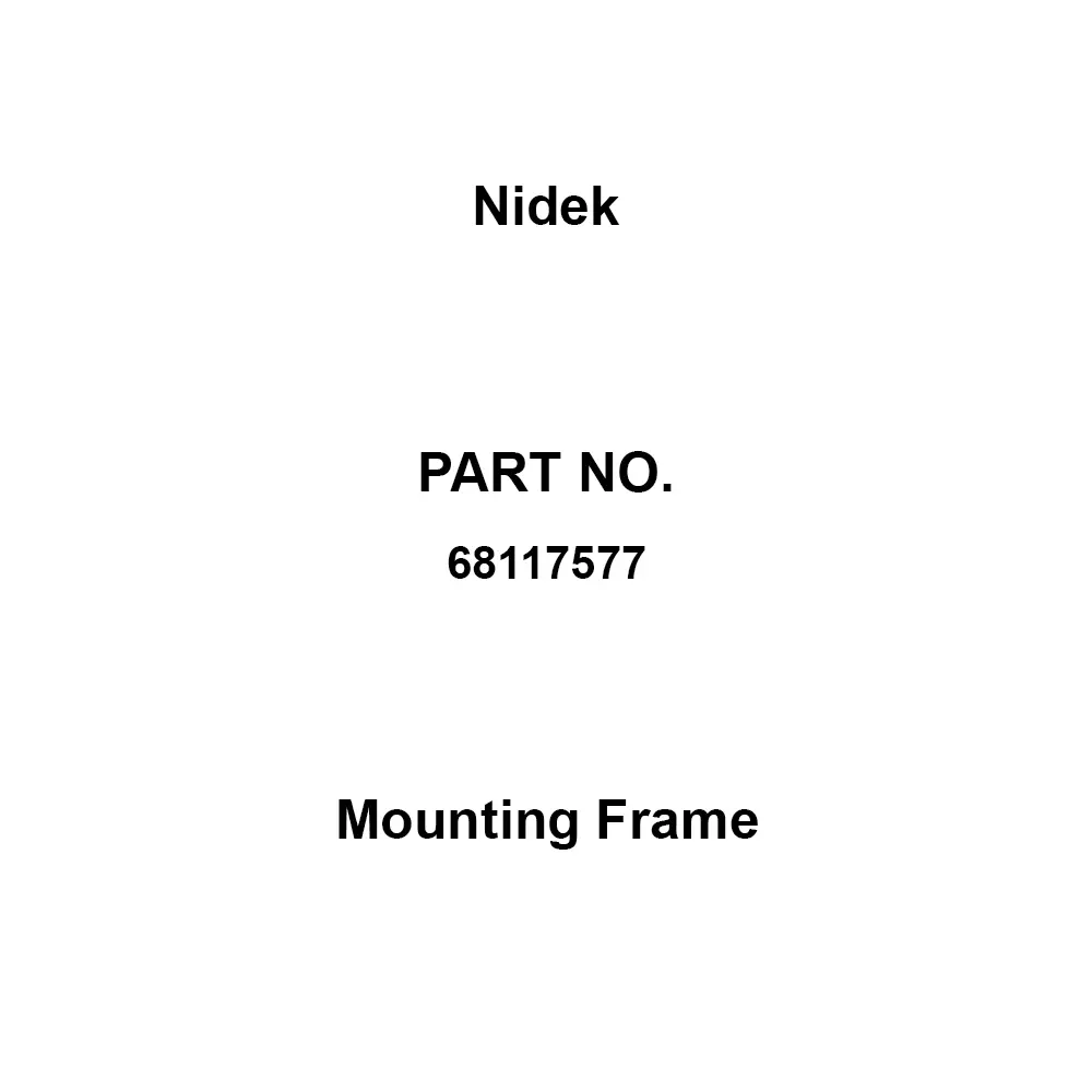 Nidek Mounting Frame Gloss Finish Type Correspondence Rohs Directive, 140000340157