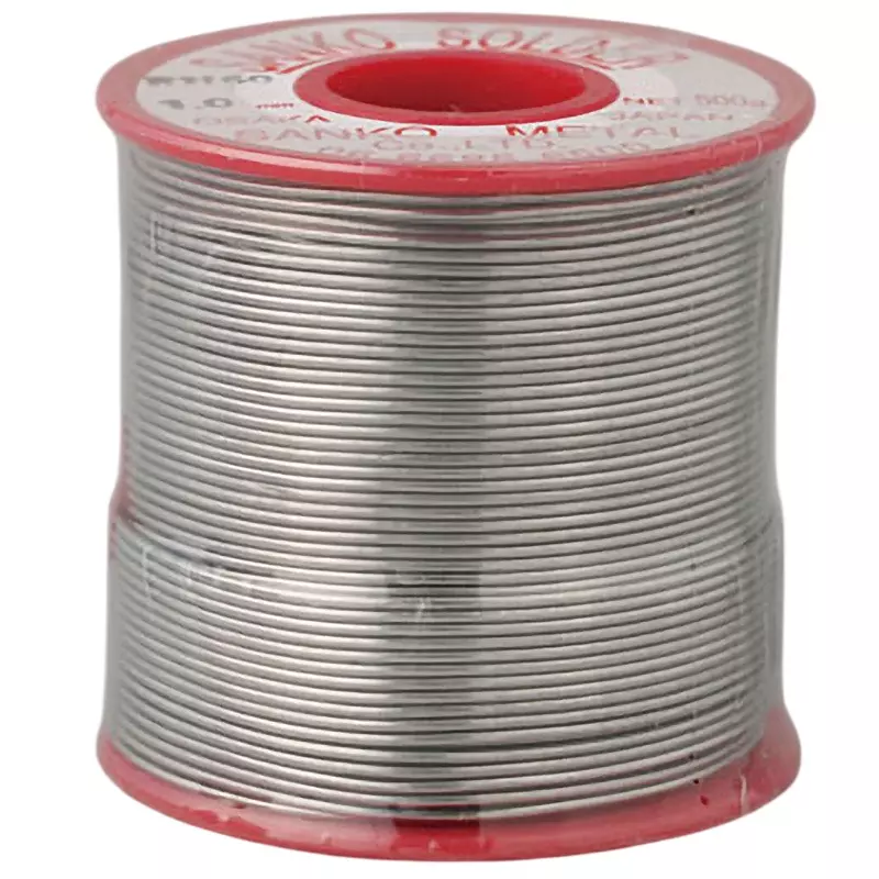 Esco Winding Solder 1.0 mm Wire Diameter 60% tin, 40% lead, 1.8% rosin Ingredient 500.0 g/roll Mass, EA311CB-11